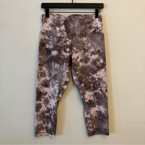 Lululemon Align Leggings High Rise Crop 21" Diamond Dye Mink Bery - Picture 1 of 9